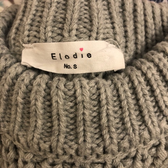 Gray knit sweater - Picture 2 of 2